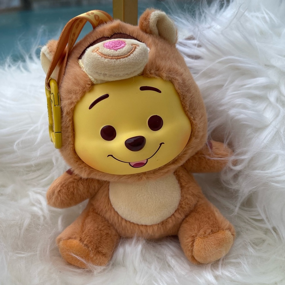 Miniso WINNIE the Pooh as Tigger keychain plush bag charm